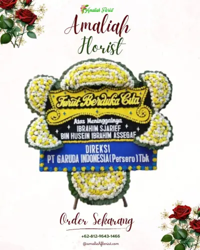 Papan Bunga Duka di Arjosari