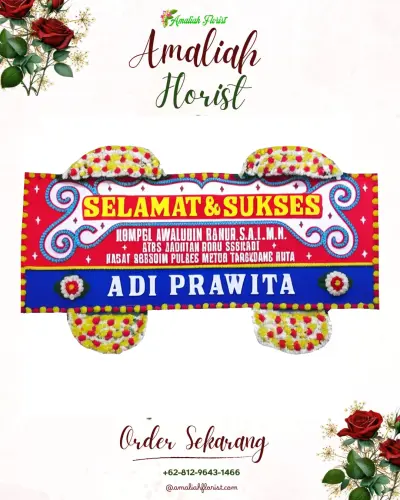 Karangan Bunga Ucapan Selamat di Arjosari