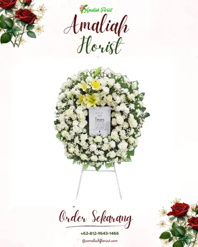 Krans Bunga Duka Cita di Arjosari