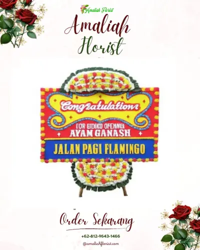 Bunga Papan Congratulation di Arjosari